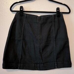 Wild Fable Denim Mini Skirt w/ Stitching Details